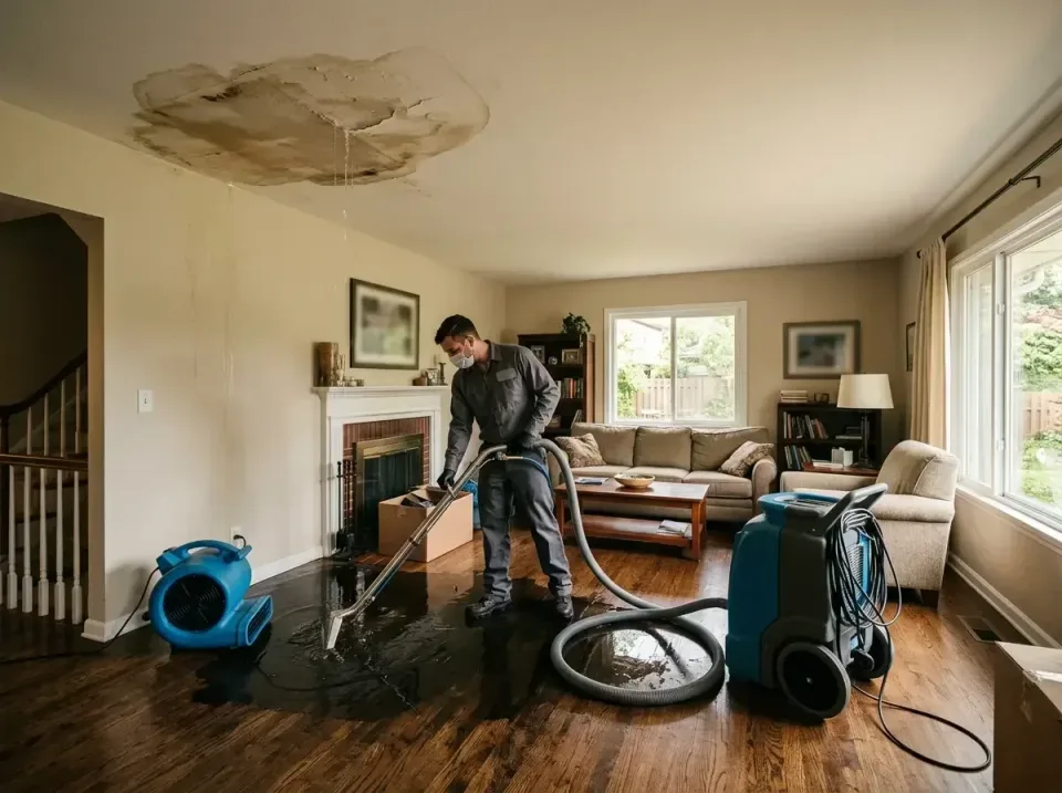attic-pipe-burst-ceiling-drip-008 — frequently asked questions, Water Damage Restoration & Carpet Care in Johnston, IA